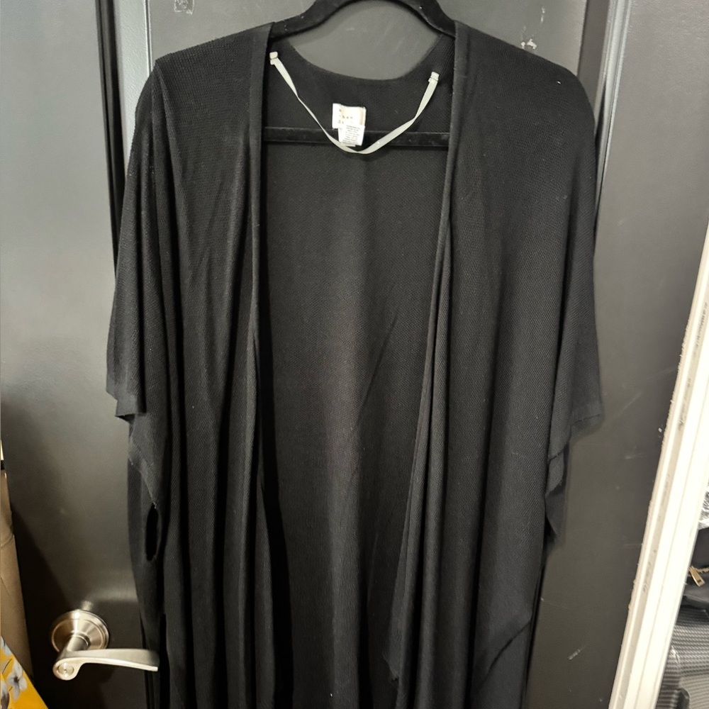 A New Day Black Knit Fabric